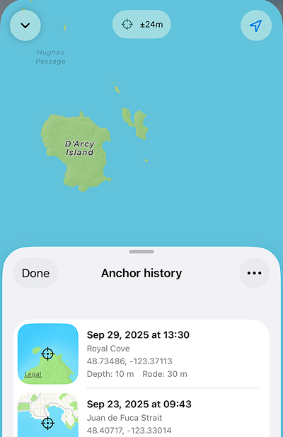 Remote monitoring view indicating last update time